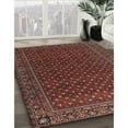 thumbnail image 3 of Ahgly Company Machine Washable Indoor Rectangle Traditional Brown Area Rugs, 5' x 8', 3 of 7