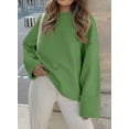 thumbnail image 2 of Fantaslook Sweaters for Women Oversized Crewneck Long Sleeve Chunky Knit Pullover Sweaters Tops Trendy Fall Outfits, 2 of 7
