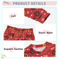thumbnail image 4 of Dailycode Cotton Pajama Set Snug Fit Long Sleeve Top and Pants for 18M-8Y Truck Bell Snowflake, 4 of 7