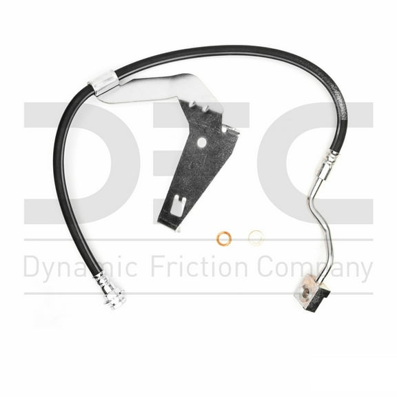Dynamic Friction Company Brake Line Hose 350-54424 For 2006-2010 Ford F-450 Super Duty, 2006-2010 Ford F-550 Super Duty