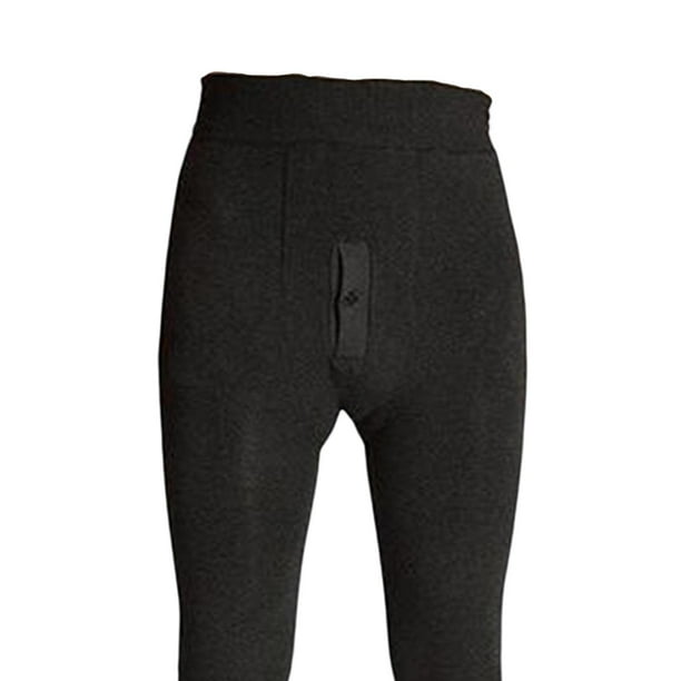 Thermal base layer 3/4 tights in color black