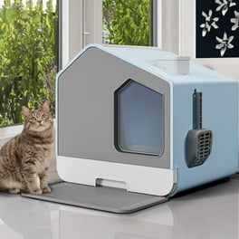 Large No Scoop Self Cleaning Pull and Scoop Cat Litter Box for Multi Cats Walmart