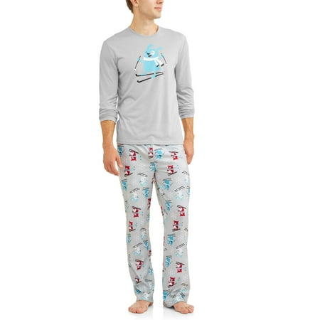 - Family PJs Family Sleep Holiday Ski Dogs 2 Piece Pajama Sleep Set (Men's)