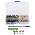 thumbnail image 3 of Hand Made Accessories,O‑Ring Ball Post Rivet Leather Craft Rivets Studs Rivets Multi-Functional, 3 of 9