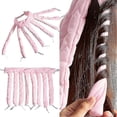 thumbnail image 1 of 2 x Heatless Hair Rollers, Heatless Headband, Overnight Hair Rollers, Octopus Curls (Pink)., 1 of 5