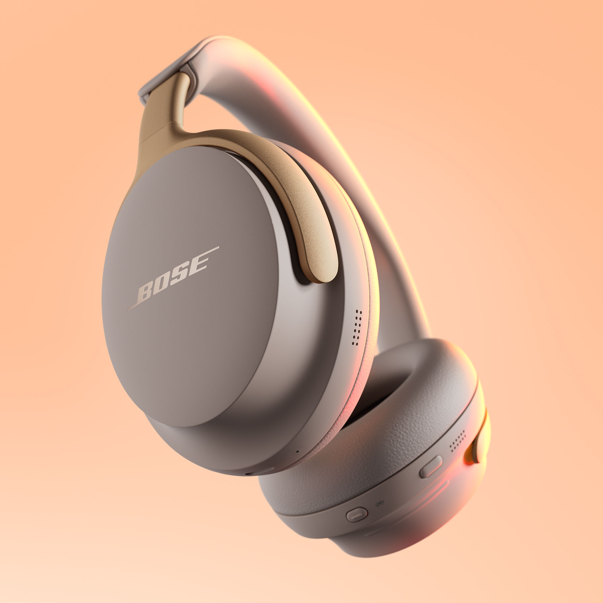 Bose QuietComfort Ultra Wireless Noise Cancelling Bluetooth Headphones, Sandstone - image 2 of 8