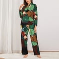 thumbnail image 3 of Lsque Scooby-Doo Pattern Long Sleeve Pajama Set for Women - Soft 2-Piece Sleepwear and Loungewear Set with Pockets, Comfy Nightwear, 3 of 8