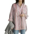 thumbnail image 3 of Clothing 2025 Super Soft Wrinkle Free Button Down Shirts for Women Formal Work Dress Blouses Tops Womens Button Down Shirts Boyfriend Long Sleeve Oversized Blouses Tops, 3 of 9