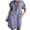 B3 Purple summer dresses for women Clearance Under $5, variant on Xqxayjr Ladies Summer Short Sleeve Wedding Guest Dress Under $5 Casual Midi Tunic Denim Shirt Sun Dresses Vintage Button Down Elegant Sundress Mother's Day Gifts for Mom