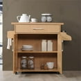thumbnail image 3 of Pemberly Row Kitchen Island with Spice Rack in Beech, 3 of 8