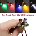 thumbnail image 3 of Kenally 10 unids/set ABS Auto 12V luz indicadora portátil 60lm IP55 barcos impermeables Panel de barco advertencia lámpara eléctrica Accesorios Bombillas para automóviles Kenally VI017253-00B, 3 of 6