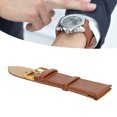 thumbnail image 3 of LAFGUR Unisex Universal Pin Buckle Watch Band PU Leather Replacement Watch Strap Accessory Brown,Pin Buckle Watch Strap,Pin Buckle Watch Band, 3 of 8