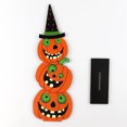 thumbnail image 3 of ¡Autorización! Calabaza De Halloween Murciélago Feliz Halloween Decoraciones De Mesa, Centros De Mesa De Madera Para La Fiesta De Halloween Cena Mesa Bandeja Decoración De La Habitación Compre 2 Obten, 3 of 4