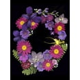 thumbnail image 2 of Stalus, Judy 25x32 Black Ornate Wood Framed with Double Matting Museum Art Print Titled - Flower Drama III, 2 of 4