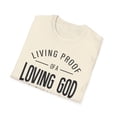 thumbnail image 5 of Living Proof Of A Loving God, Graphic Gildan Unisex Softstyle Shirt, S-3XL, 5 of 6
