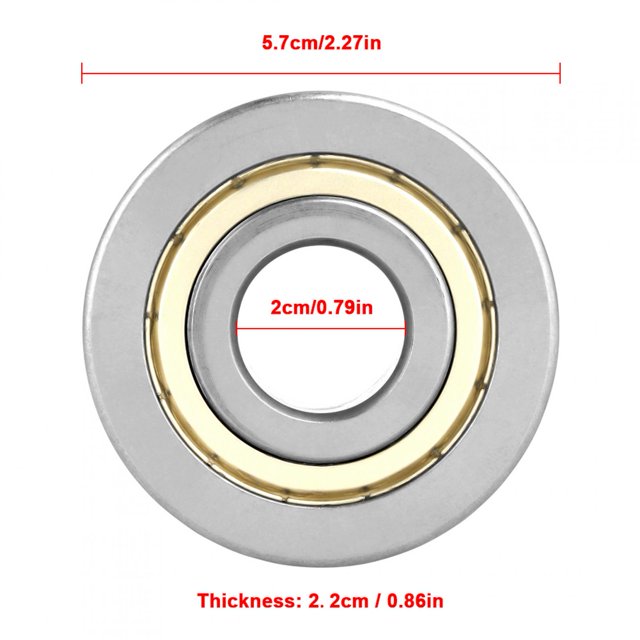 Roller Guide Ball Bearing, Ball Bearing, Easy To Install Fine Industry For Equipment Workers Machines