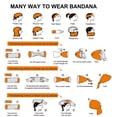 thumbnail image 6 of OoohYeah Seamless Face Cover Mask Bandanas, Neck Gaiter Scarf Headwear Tube, Animal Peak, 6 of 6