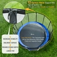 thumbnail image 3 of Exacme 15 FT Round Trampoline with 400 LBS Weight Limit&Upgraded Carbon Fiber Support Pole, 3 of 10