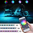 thumbnail image 3 of Kit de Lumière Led RGB pour Moto Lumières d'Ambiance Multicolores Contrôle par Application Lampe IP68, 3 of 9
