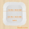 thumbnail image 2 of Revestimientos de papel desechables para sartenes de aire, revestimientos desechables antiadherentes para sartenes de aire, cocinar, hornear, etc., 2 of 6