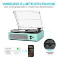 thumbnail image 3 of Tocadiscos cotsoco para vinilo Bluetooth de 3 velocidades, tamaño 3, 3 of 7