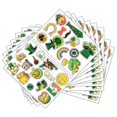 thumbnail image 1 of St Patrick's Day Theme Stickers Water Transfer Printing Car Decoration Green 20Pcs, 1 of 3