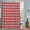 Red, variant on Red White Grid Gingham Shower Curtain Set with Hooks, Abstract Modern Minimalist Stripe Checked Water Repellent Sturdy Shower Curtains for Bathroom Decoration, Machine Washable 72x72 Inch