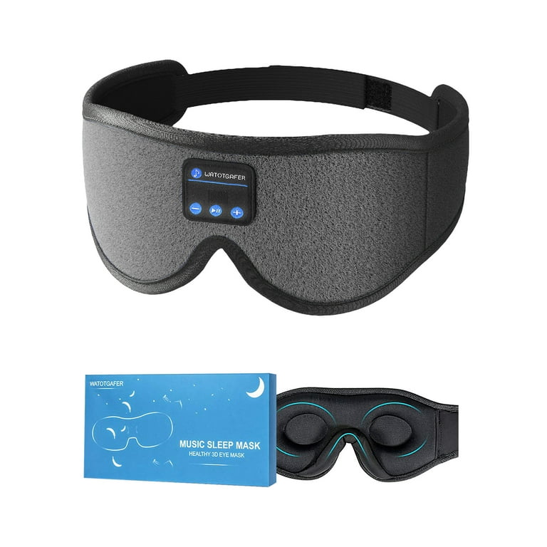 Sleep Headphones, Wireless Bluetooth Sleep 3D Eye Mask, Washable Sleeping Headphones with Stereo for Insomnia Travel - Walmart.com