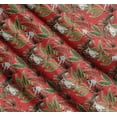 thumbnail image 3 of Soimoi Cotton Voile Fabric Leaves & Lemur Animal Print Fabric by Yard 42 Inch Wide, 3 of 7