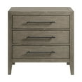 thumbnail image 3 of Picket House Furnishings Armes 3-Drawer Nightstand in Grey, 3 of 9