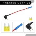 thumbnail image 4 of Adaptador de fusible tap pequeño Unique Bargains, kit de 5 fusibles (5A+10A+15A+20A+25A), 4 of 7