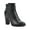 Black/Smooth, variant on Women's Teaser Block Heel Bootie