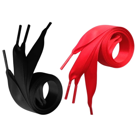 Masteelf 2 Pairs Of Decorative Ribbon Shoelaces Ribbon Shoeslaces For Women Cute Shoelaces Decorative Shoelaces Ribbon Shoe Strings