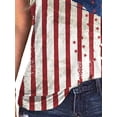 thumbnail image 4 of DYMADE Women Independence Day Tops Printed Classic Sleeveless Halter Cami Tank, 4 of 4