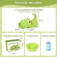 thumbnail image 6 of JBeeCtrl Bubble Machine Dinosaur Bubble Gun with 1 Bubble Solutions Bubbles Machine for Kids Toddles Summer Toy Gift for Kids Bubble Blower(Green), 6 of 7