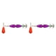 thumbnail image 1 of 2 piezas de calamar Jig con anzuelo Pulpo Jig Señuelo de pesca suave Pulpo de agua salada Violeta oscura, 1 of 8