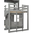 thumbnail image 6 of Harper & Bright Designs Pine Wood Bunk Bed Security, Twin-over-full, Gray, 6 of 14