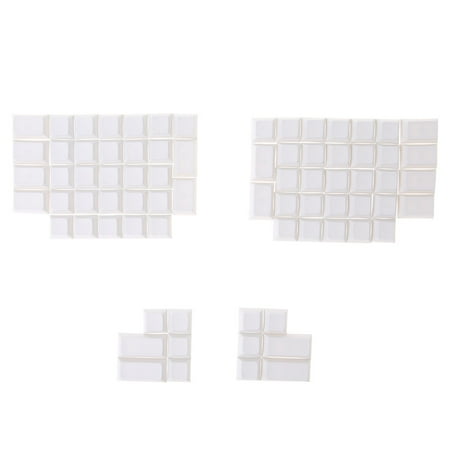 CIYISON 76PCS PBT Blank Keycap DIY Ergodox Mechanical Keyboard DSA Profile No Print Keycap Set for Ergodox MX Switches