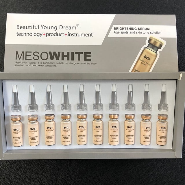 5ml BB Make up meso white brightening serum for skin whitening glowing Foundation cream bb serum kit korean skin care products yaoshenbao LED