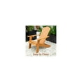 thumbnail image 4 of CRO Decor Adirondack Chair with Cup Holder and Fade-Resistant Plastic Wood-Brown, 4 of 14