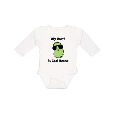 

Inktastic Cool Beans Aunt Boys or Girls Long Sleeve Baby Bodysuit
