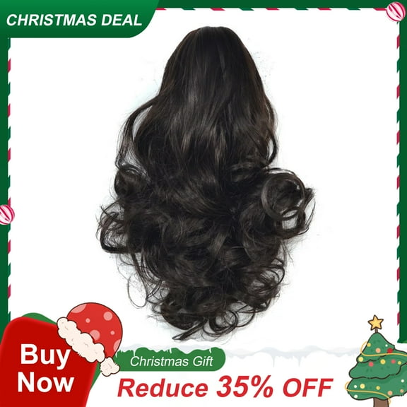 DOPI Brazilian Virgin Hair Full Lace Cap Band Human Hair Wigs For Black Women Womens Claw Thick Wavy Curly Short Ponytail H