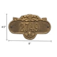 thumbnail image 2 of Personalized Cast Metal Address plaque - Display your address and street name, 2 of 2