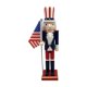 thumbnail image 1 of Cascanueces de madera tradicional de 38 cm, regalo de fiesta, figura decorativa de cascanueces para LL0092, 1 of 9