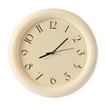 thumbnail image 3 of Reloj de pared Reloj pequeño que no hace Reloj decorativo moderno Reloj de tiempo redondo para el hogar Sala de estar Baño Cocina Decoración De color crema, 3 of 8