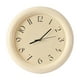 thumbnail image 3 of Reloj de pared colgante moderno silencioso de moda, reloj de arte de pared, reloj pequeño, reloj redondo, hora De color crema, 3 of 9