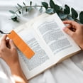 thumbnail image 5 of Kdxio Orange Glitter2 Print Metal Tassel Bookmarks,Perfect Gift for Art Lovers and Bookworms Metal Bookmarks for Women, 5 of 8
