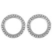 X AUTOHAUX 2pcs Bicycle Crank Bearings - 25mm X 7 Ball Stainless Steel Wheel Bearing Retainer