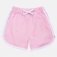 thumbnail image 5 of NIEWTR Girls' Slim Fit Athletic Shorts Adjustment Drawstring Running Shorts Quick Dry Soft Bottom(Pink,15-16 Years), 5 of 5