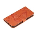thumbnail image 5 of Nalacover For Samsung Galaxy S23 Ultra Case,Luxury Embossed Butterfly PU Leather Flip Kickstand Magnetic Card Wallet Shockproof Protective Cover with Wrist Strap.For Samsung Galaxy S23 Ultra,Orange, 5 of 11